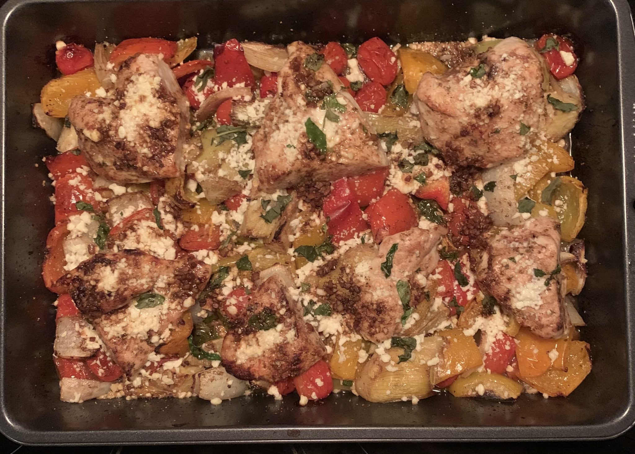 Recipe - Sheet Pan Greek Chicken